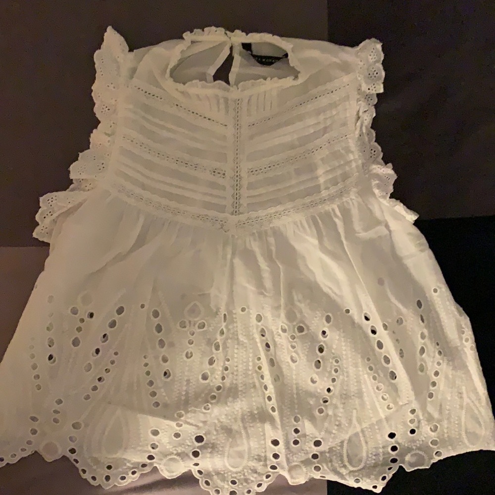 Zara size S white blouse